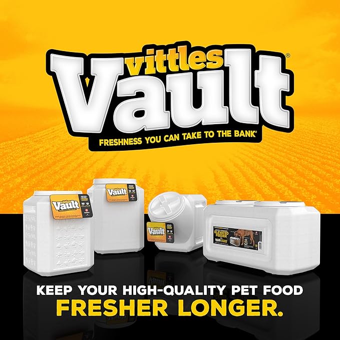 Gamma2 Vittles Vault Dog Food Storage Container with Airtight Lid, holds up to 10-15 Pounds of Dry Pet Food, Cat Kibble and Bird Feed, BPA Free, Made in USA - Image 8