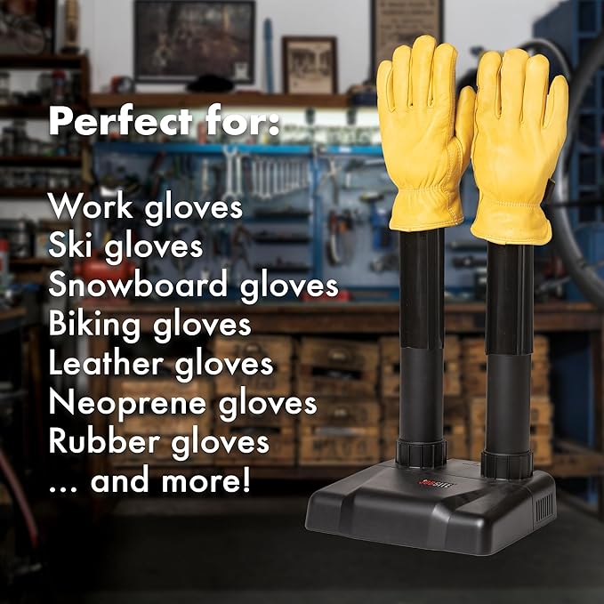 JobSite Glove Dryer - Silent Boots Dryer with Glove Dry Attachments - Fanless Convection Dry - Helps Reduce Odor - Image 6