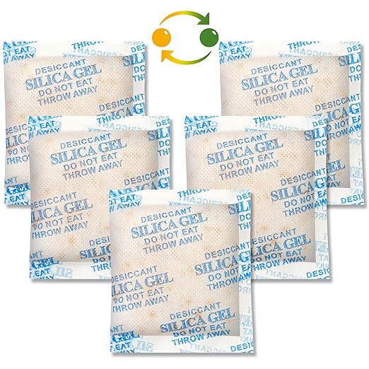 LotFancy 15 Packs 20Gram Silica Gel Desiccant Packets, Non-Toxic Food Safe Moisture Absorber Bag for Gun Camera Cabinet Closet Storage, Pet Food Desiccant, Odorless - Image 9