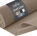 HOME GENIE Shelf Drawer and Cabinet Liner, Durable with Strong Grip, 17.5 in x 20 FT, Non Adhesive Liners Protect Kitchen Cabinets and Cupboard, Bathroom Drawers and Shelves, Desks, Light Taupe by HomeGenie