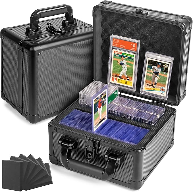 Pulchra Graded Card Storage Box, Top Loaders Case, Sports Trading Box, Slab PSA MTG CSG SGC Magnetic Holder, Waterproof Carrying Case, Collector Storage Boxes by Unknown