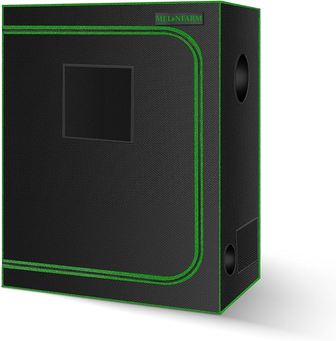 MELONFARM Small Grow Tent for Aerogarden，30”x18”x36” ，Hydroponics Growing System ，Highly Reflective 600D Diamond Mylar Canvas with Ventilation window and Floor Tray for Hydroponic Indoor Plant Growing by MELONFARM