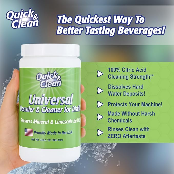 Quick & Clean Universal Descaler - 2lbs - Made in the USA - Granule Descaling Powder for Distilling Machines & More - Removes Mineral & Limescale Build Up - Image 2