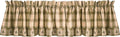 Park Designs Farmhouse Kitchen Valances for Windows - Plaid Pine Lodge | Fall Decor Window Valance Curtains | Plaid Curtain Valances for Windows | Boho Living Rooms & Bathrooms | 72" x 14" by ParkDesigns