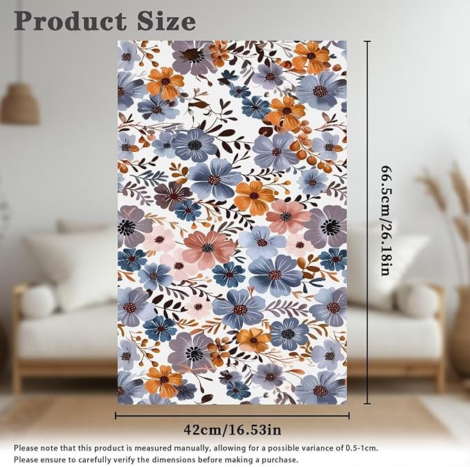 Flower Headrest Covers for Recliner Sofa Stain Resistant Couch Protector Anti-Slip Recliner Covers for Large Recliner Pet Scratch Resistant Cover for Loveseats Nice Recliner Accessories - Image 7