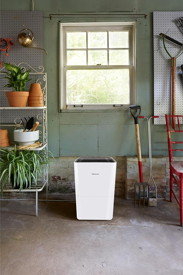 Hisense ConnectLife Smart Control 50 Pint 3-Speeds Dehumidifier, 3 Fan Speeds (High, Low, Auto), WiFi Enabled, Low Noise Airflow System 46 dB, 115v, Up to 4500 sq.ft, DH7021W1WG (Renewed) - Image 2