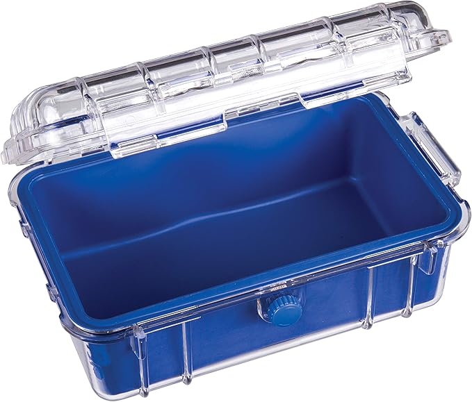 Flambeau Outdoors 502HD HD Tuff Box 500 with Zerust Anti-Corrosion Liner, Dry Box Storage, Large, Blue/Clear - Image 2