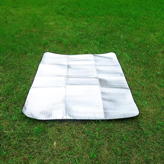 Wind Tour Outdoor Double-Sided Moisture-Proof Aluminum Foil Foam Pad Waterproof and Insulating Foil Mat Picnic Mat Camping Mat for Beach Tent and Camping - Image 2