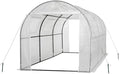 Machrus Ogrow Deluxe Walk-in Tunnel Greenhouse with White Cover by UpperBounce