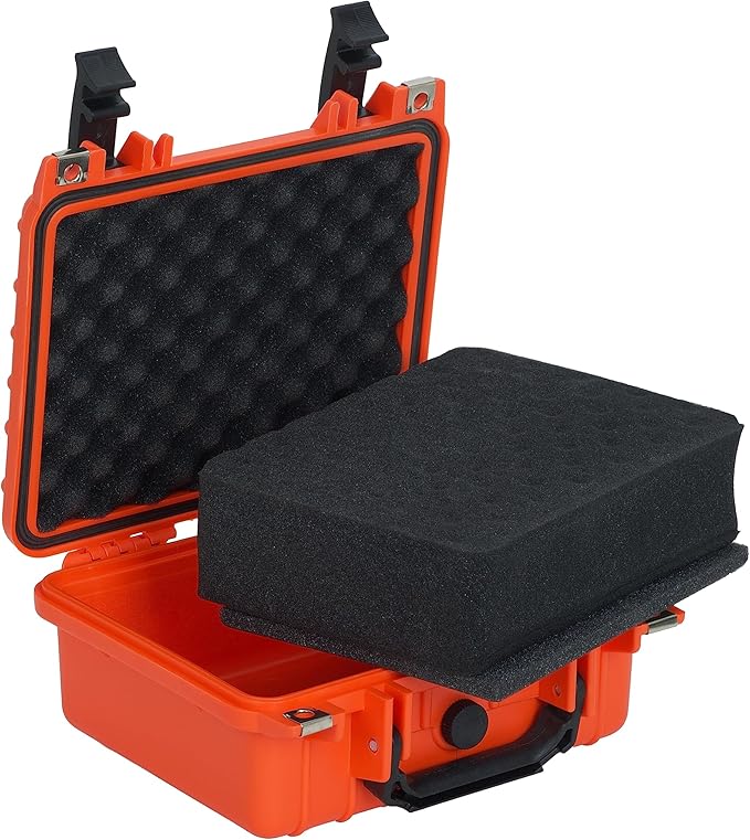 MEIJIA Portable All Weather IP67 Waterproof Protective Case,Hard Camera Case,Dry Case with Customizable Foam,Fit Use Of Drones,Camera,Equipments,10.62 x9.68x4.87inches - Image 2