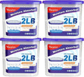Vacplus Moisture Absorber Buckets – Large Capacity Dehumidifier and Humidity Absorber for Closet, Basement, Bathroom, RV, and Storage Areas, Lavender, 2 lbs, 4 Pack by Vacplus