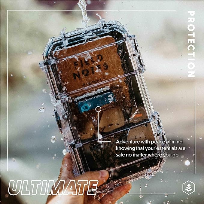 Evergreen 56 Dry Box - EDC Tough Protective Case USA Made for Organization of Cameras, Phones, Camping, Fishing, Hiking, Water Sports (Orange, TOPO) - Image 4