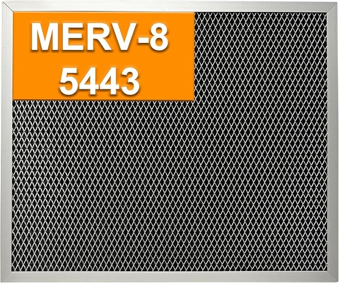 5443 MERV 8 Washable Dehumidifier Filter Compatible with Aprilaire Whole-House Dehumidifiers Models 1830, 1850, 1852, Replacement for Ventilation Models 8191, 8192 (Pack of 1) by BEAUFAN