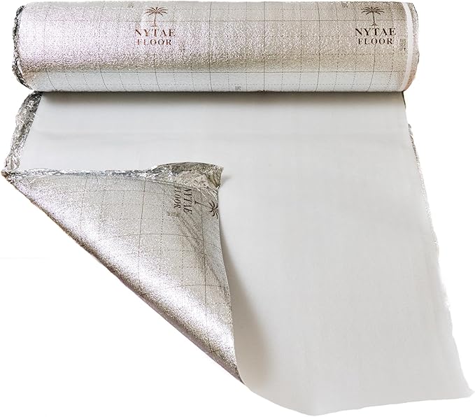 Basic Pad 200, EPE 3MM Underlayment with Silver Film – Protect Floor & Moisture Barrier, Easy DIY Installation (200 sqft Roll) - Image 4