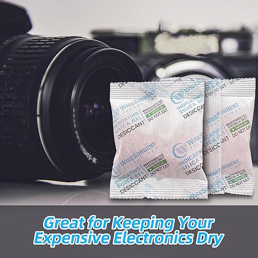 20 Gram [500 Packs] Desiccant Packs, Indicating Silica Gel Packets, Rechargeable Moisture Packs for Storage, Moisture Absorbers for Humidify Control - Image 7