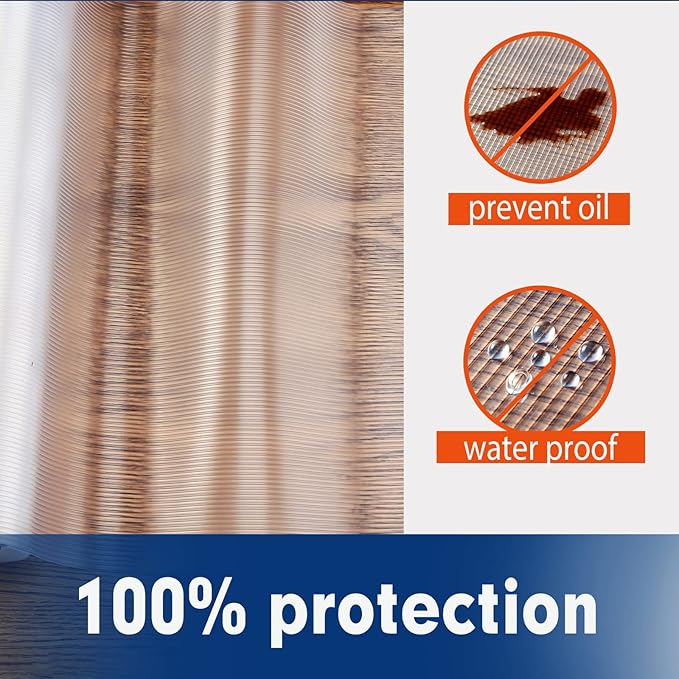 Shelf Liner, Drawer Liner, 20 Inches x 20 FT Cabinet Liner for Kitchen Cabinets Non-Adhesive Shelf Liners, Waterproof Shelf Paper with Non-Slip, Durable Liners, Clear - Image 6
