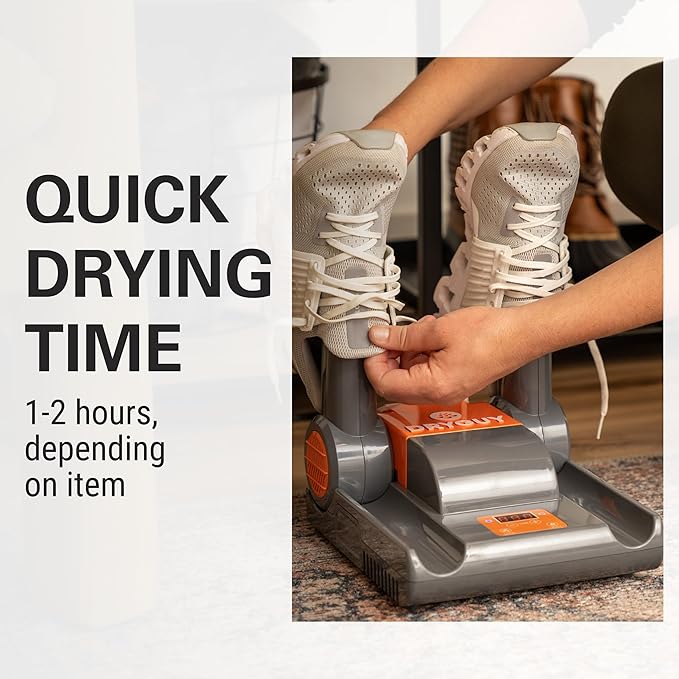 DryGuy Shoe, Boot, Garment & Gear Electric Dryer, Quick Drying for Ski, Work, Sports Equipment – Energy Efficient, Odor Eliminating Design, Home or Garage Use,2 Port, Heat + Fan + Digital - Image 3