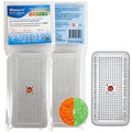 100 Gram 20 Pack Indicating Silica Gel Canister, Gun Safe Dehumidifier (Orange to Green), Reusable Desiccant Canister Dehumidifier by Wisesorb