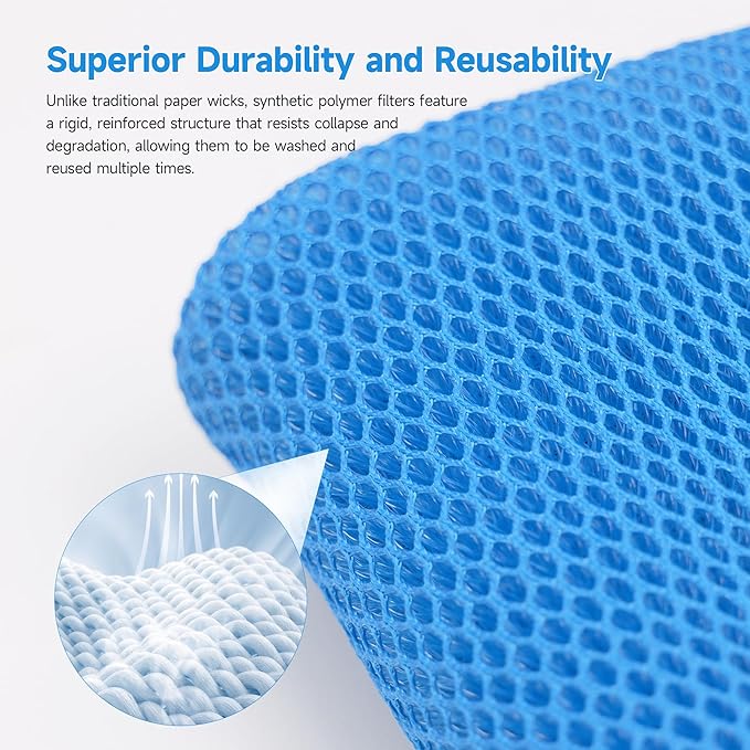 2 Packs HM774S Replacement Wick Filter Compatible with DREO Smart Evaporative Humidifier HM774S for Large Room up to 1000ft², 800ml/h High Output Air Humidifiers for Bedroom - Image 5