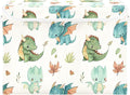 xigua Dragon Watercolor Storage Bins with Lids and Carrying Handle,Foldable Storage Boxes Organizer Containers Baskets Cube with Cover for Home Bedroom Closet Office by LLCxigua