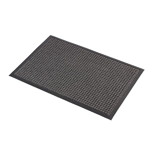 Notrax - 166S0410CH NoTrax 166 Guzzler Rubber-Backed Entrance Mat, for Home or Office 4' X 10' Charcoal, 4' Width x 10' Length by NOTRAX%C2%AEPREMIUMFLOORMATTING