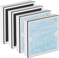 Carmerny HEPA & Activated Carbon Filter Replacement Set Compatible with AlorAir CleanShield HEPA 550 Air Scrubber (Pack of 4) by Carmerny