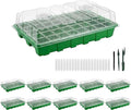 Gardzen 10 Pack 40 Cell BPA Free Seed Starter Tray Kit - Reusable Plant Germination Trays with Adjustable Vents, Sowing Tool & Labeling Set for Indoor Gardening Vegetables Herbs Flowers by Gardzen
