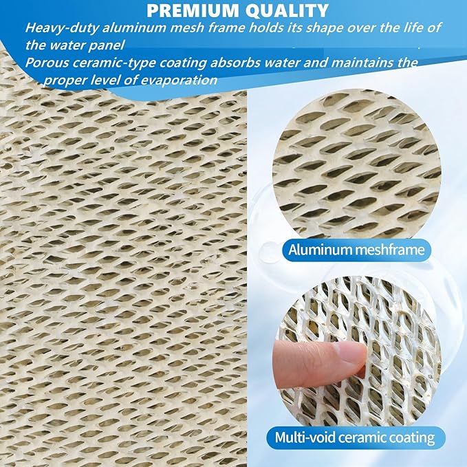 35 Water Panel Humidifier Replacement Filter Made of Aluminum mesh Compatible with AprilAire Humidifier Models 350, 360, 560, 560A, 568, 600, 600A, 600M, 700, 700A, 700M, 760, 760A, 768(4Pack) - Image 6