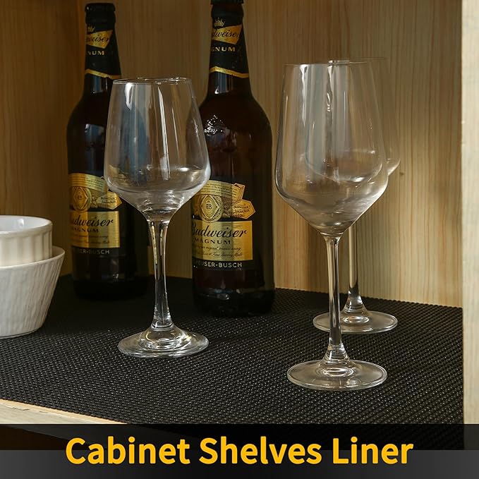iwtmm Drawer Shelf and Cabinet Liners Non-Adhesive Extra Strong Grip - Keep Items in Place for Kitchen, Bathroom, Office & Wardrobe, Heavy Duty Anti-Slip Liners for Cabinets, Cupboards, Drawers - Image 5
