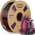 LANDU Silk Dual Color PLA Filament 1.75mm 1KG, 3D Printer Filament Dimensional Accuracy +/- 0.02mm, Coextrusion Filament PLA Shiny Filament Fits for Most FFF 3D Printers,1KG Spool (2.2lbs) Red Black by LANDU