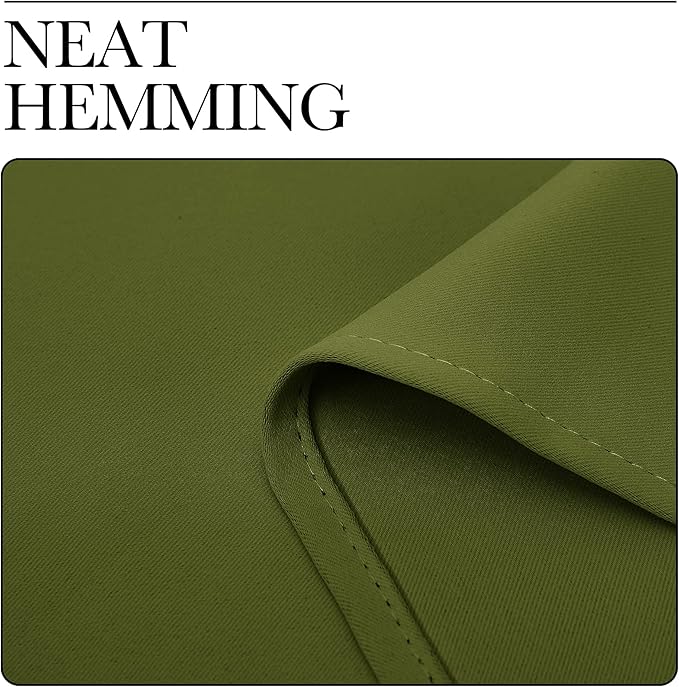 NICETOWN Blackout Curtain 68 inch Long, 55 inches Width, 1 Panel, Olive Green, Thermal Insulated Window Treatment with Grommet Room Darkening Thermal Insulated Panel for Bedroom/Living Room - Image 6