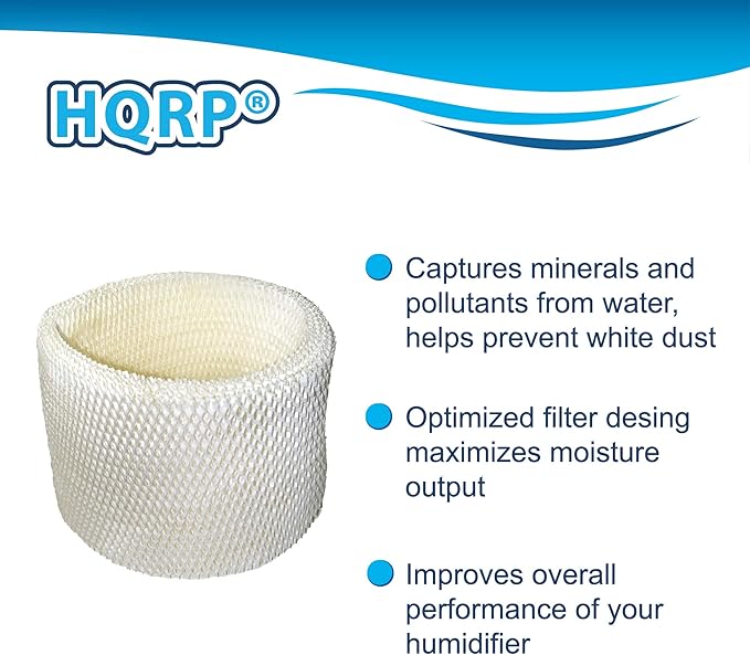 HQRP Wick Filter compatible with Walgreens 890-WGN 890WGN LEV320 HF212-UL Cool Mist Humidifiers, W889-WGN Replacement - Image 4