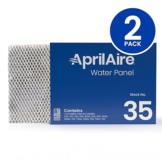 AprilAire 35 Water Panel Humidifier Filter Replacement for AprilAire Whole-House Humidifier Models 300, 350, 360, 560, 560A, 568, 600, 600A, 600M, 700, 700A, 700M, 760, 760A, 768 (Pack of 2) - Image 2