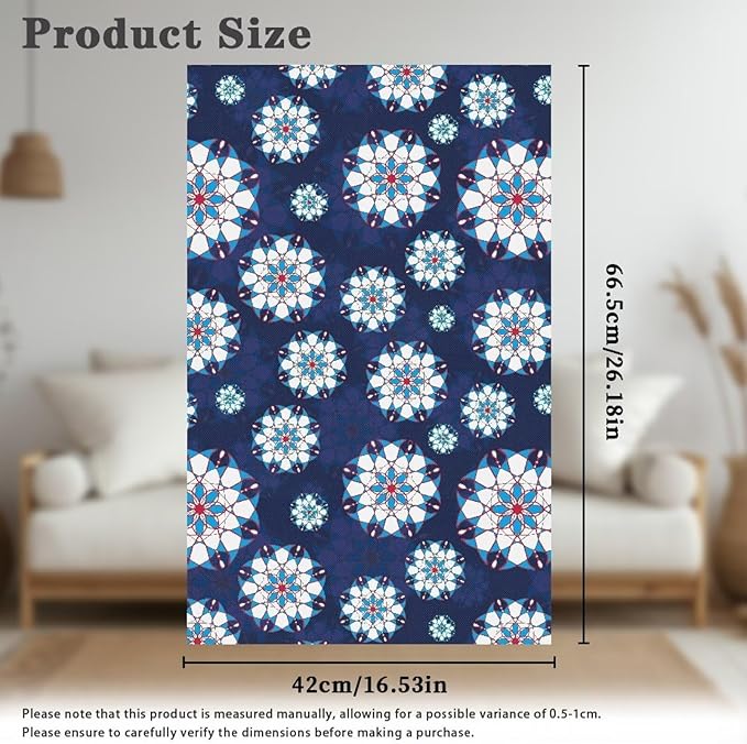 Mandala Recliner Headrest Protector Washable Sofa Protective Cover Wear Resistant Couch Headrest Covers Non-Slip Slipcover for Chair Sofa Couch Fashion Loveseat Decorations - Image 7