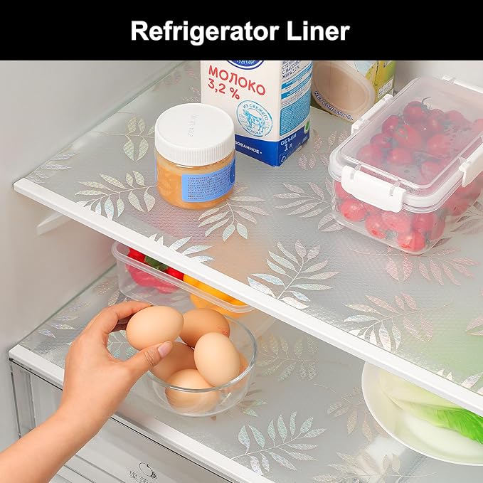 Cooyes Shelf Liner – Premium Non-Adhesive Cabinet & Drawer Liner for Kitchen – Waterproof Shelf Paper with Modern Pattern – Durable EVA Cabinet Mat – Easy to Cut （12" W x 120" L） - Image 8
