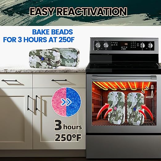 2 Packs Gun Safe Dehumidifier 40 Gram Reusable Indicating Silica Gel Desiccant Canister- Camouflage Rechargeable Humidity Moisture Absorbs for Car Closet Cabinet Storage Box - Image 5