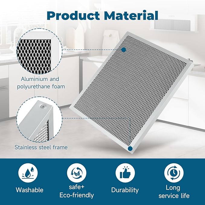 2-Packs 5443 Washable MERV 8 Dehumidifier Filter 10x12x1 Compatible with AprilAire Whole-House Models1830 1850 1852 and Ventilation Models 8191 8192 - Image 5