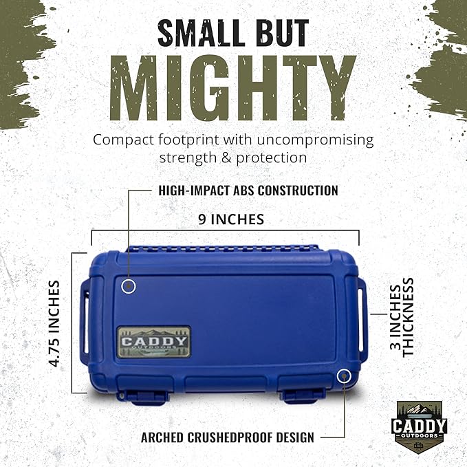 Waterproof Storage Case 1.2 L Capacity – Heavy-Duty Gear Box with Foam, Carabiner & Lanyard – Crushproof, Airtight Outdoor Container for Camping, Hiking, Fishing - Image 5