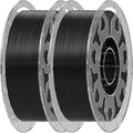 Creality PLA Filament 1.75mm, 3D Printer Filament Bundle 2 kg, Enhanced Toughness No Warp, Accuracy ±0.03mm Printing for Most 3D Printers (Black & Black 2-Pack) by Creality