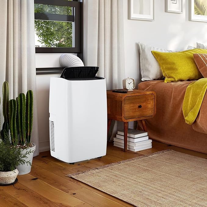 12,000 BTU Portable AC Units for Rooms, 3-In-1 Portable Air Conditioner Up to 550 Sq.Ft(Approx.) | Remote, LED Display, 24H Timer | Includes Window Kit & Extendable Hose, White-3031 - Image 7