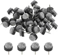 PATIKIL 17 mm Nail-on Felt Pads, 72 Pcs Round Felt Furniture Sliders Pads Heavy Duty Floor Protectors for Wooden Chair Sofa Cabinet Table Leg Feet Hardwood Floors, Black by PATIKIL