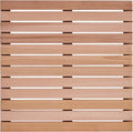bingaai Cedar Wood Shower Mat 24" × 24", Cedar Wood Bath Mat Square, Wooden Shower Stall Mat Non-Slip for Bathroom Bathtub Spa Sauna Garden Home, Wooden Floor Mat Large for Indoor and Outdoor by WhenStyleMeetsPracticality