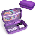 Case Compatible with 3Doodler Start+ Essentials for 3D Pen Set for Kids, Carrying Holder Fit for Printing Pens, Storage Organizer for Printing Filament Refill, Micro-USB Charger (3D-04B-Purple) by TATAVR