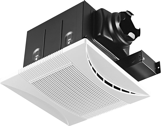 Tech Drive Super-Quiet 70 CFM, 0.3 Sone Bathroom Ventilation and Exhaust Fan (70CFM) by TechDrive