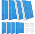 DerBlue 8pcs Wick Replacement Filter and 4pcsTop Fill Humidifier Replacement Filters Compatible with Superior 6000S Smart Evaporative Humidifier,high efficiency filter can last more than 6 months by HOME
