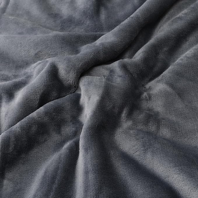 Waterproof King Size Blankets for Bed 90'' x 108'', Water Proof and Stain Resistant Throw Blankets for Couch Sofa, Reversible Mattress Protector for Twin, Queen, King Beds(Grey) - Image 4