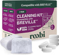 Roobi Breville Compatible Espresso Machine Cleaning & Maintenance Kit. Includes 52 Breville Cleaning Tablets and 6 Water Filters. Carbon Neutral. 1 Year Supply. by Roobi