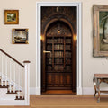3D Door Decals Stickers Peel Stick Wall Murals Vinyl Wallpaper Self-Adhesive Mural Door Covers Decorative for Furniture Home Decor Wrinkle-Resistant Waterproof by BVBOX