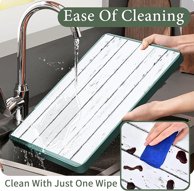 Shelf Liner for Kitchen Cabinets Non Adhesive Drawer Liner 12in x 20FT White Grain Non-Slip Thickened Shelf Liner Paper Strong Easy to Clean for Tool Box Refrigerator with Knife and Tape Measure - Image 4