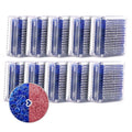 Silica Gel Canister, 45 Gram 10 Packs Hard Plastic Silica Gel Desiccant Canister (Blue to Pink), Reusable Gun Safe Dehumidifier Moisture Absorber with Nonwoven Zip Lock Storage Bags by Wisesorb